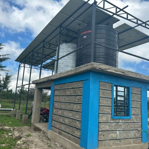 Holding Tanks and Solar Powered system